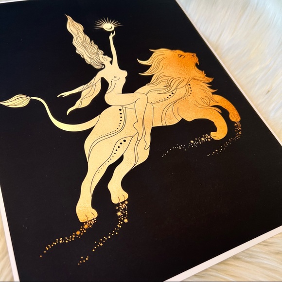 Leo Zodiac Sign Wall Art Print Poster Unframed - Picture 12 of 12